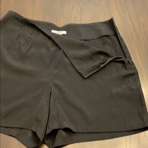 Bar III Black High-Waisted Dressy Shorts, Size SM